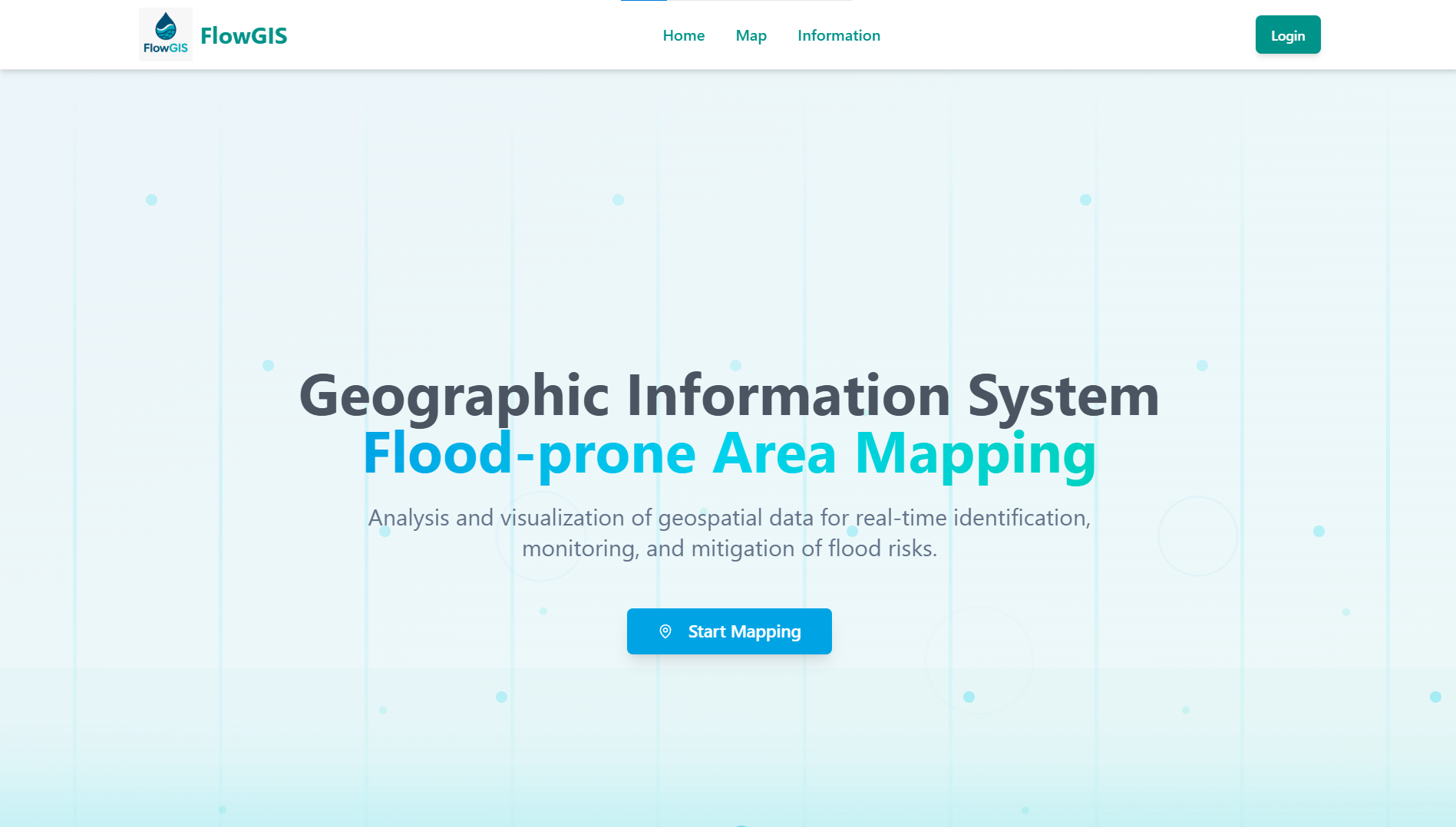 FlowGIS Project Mockup